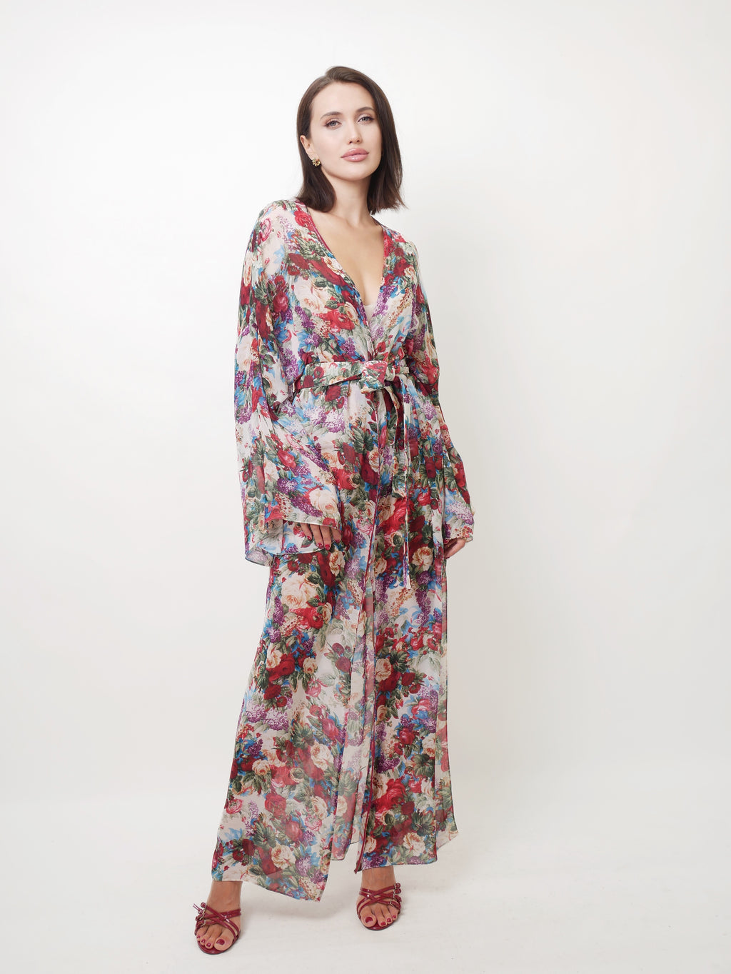 Přehoz "Kimono" roses