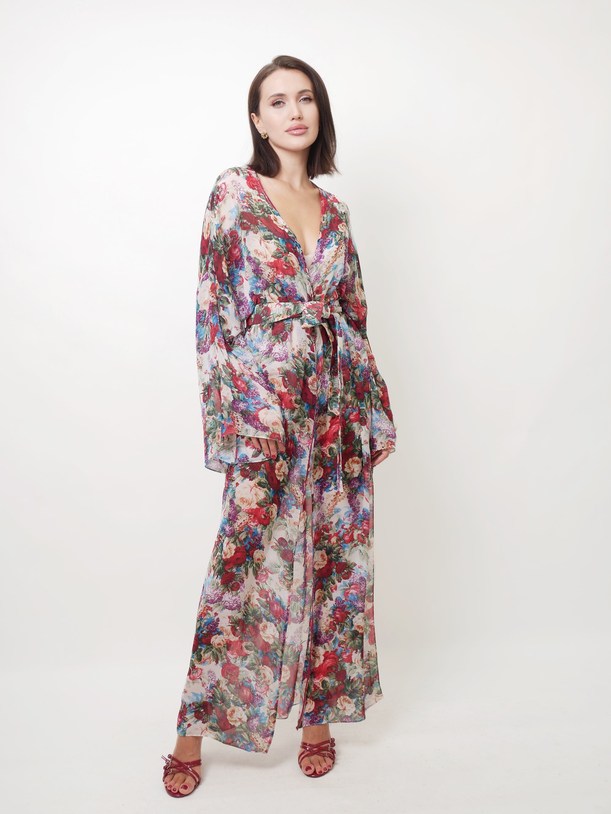 Přehoz "Kimono" roses