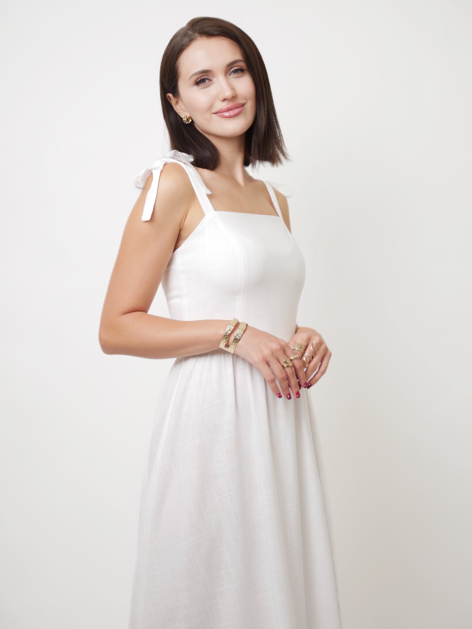 Šaty "Aila" white