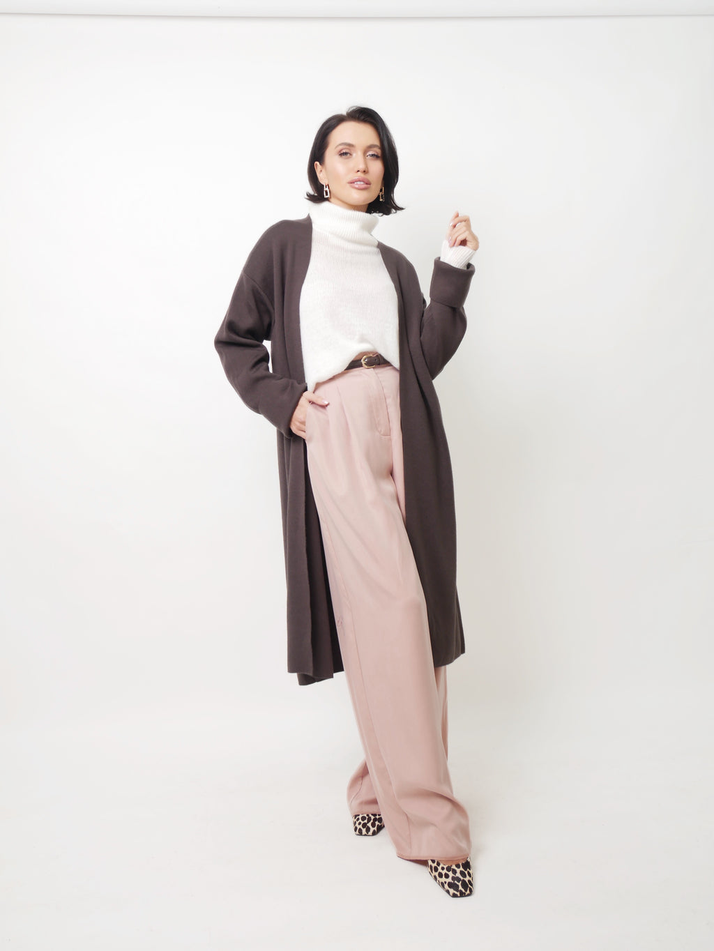 Kalhoty "Tencel" old pink