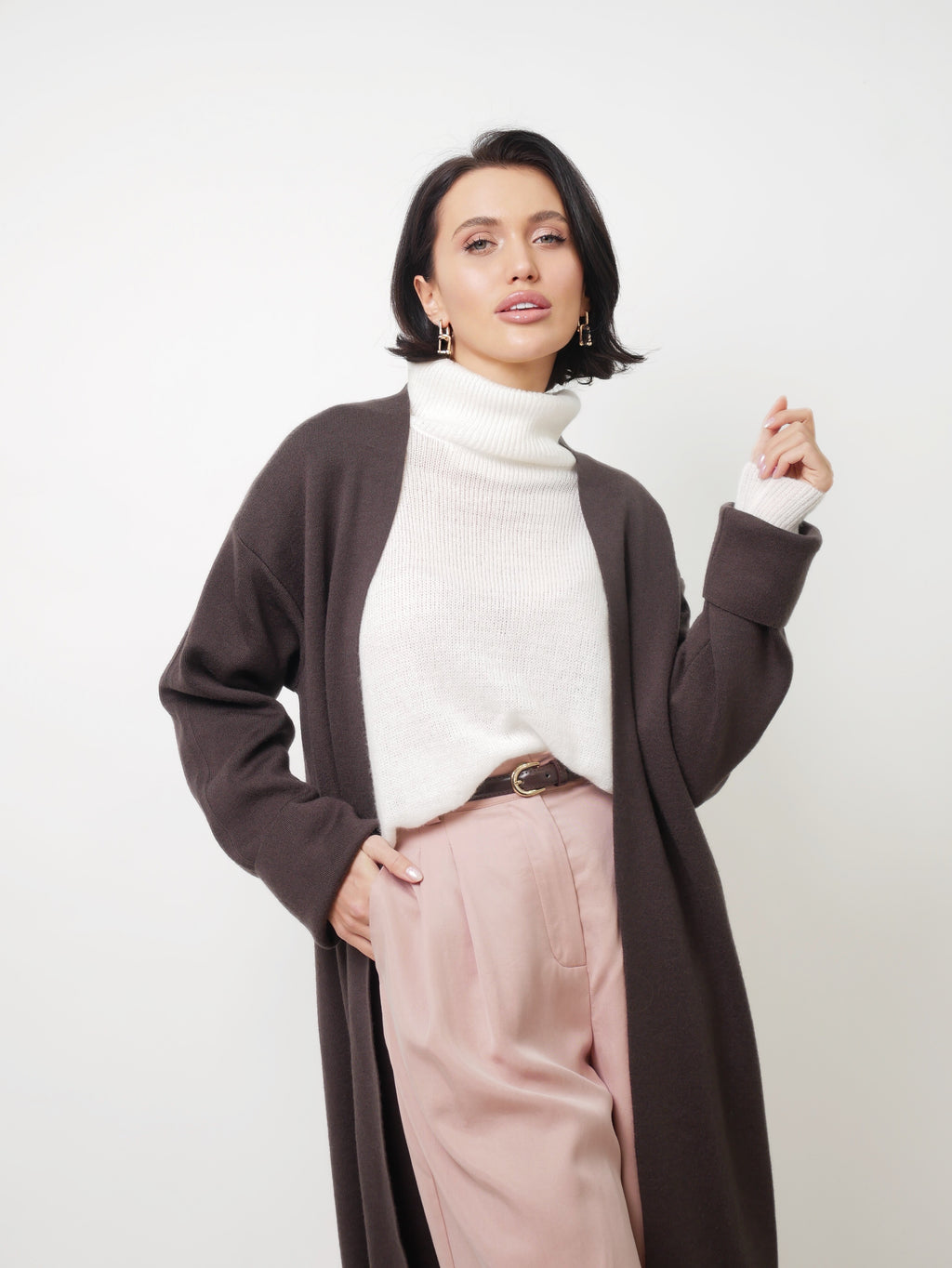 Kalhoty "Tencel" old pink