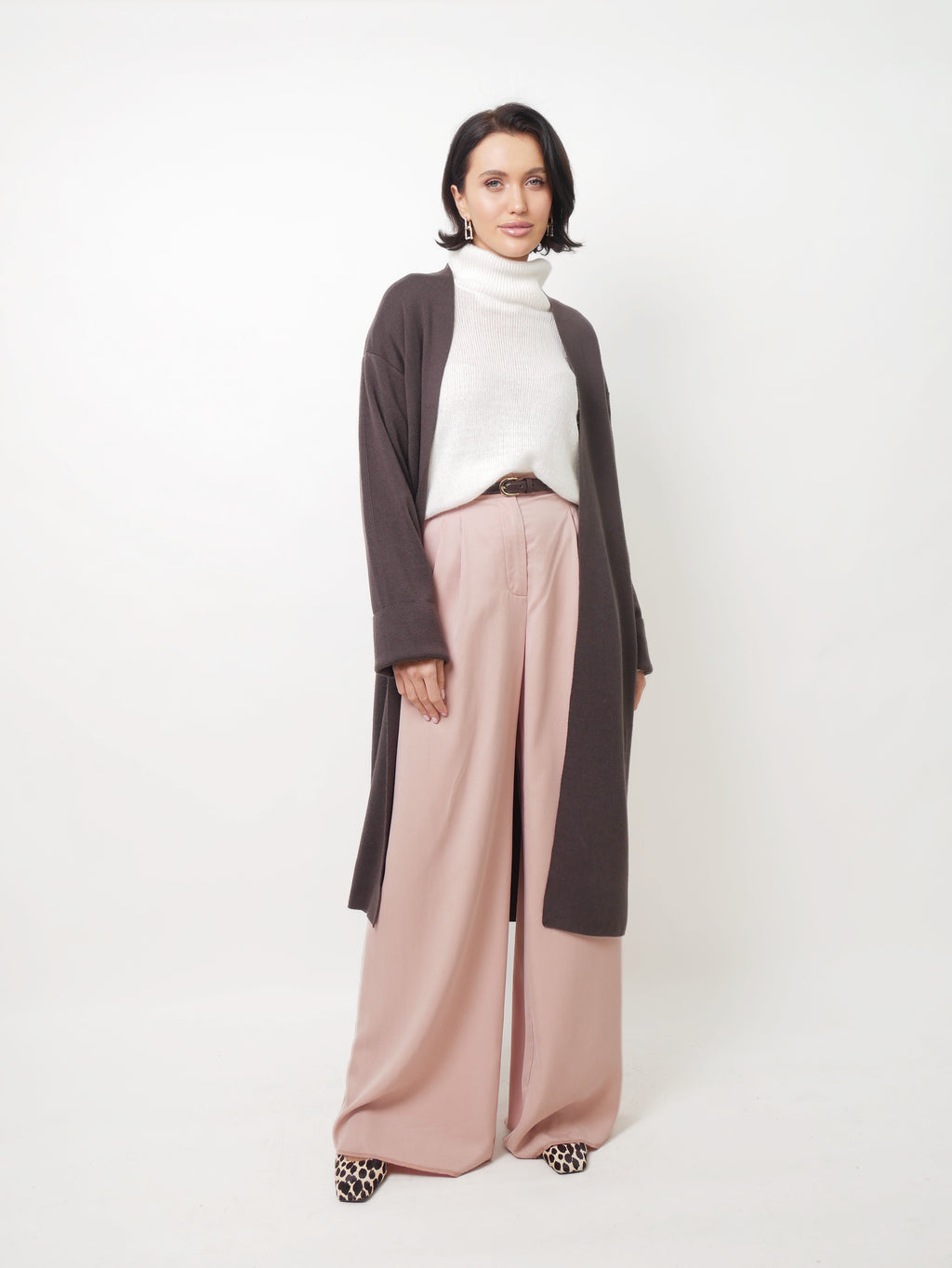 Kalhoty "Tencel" old pink