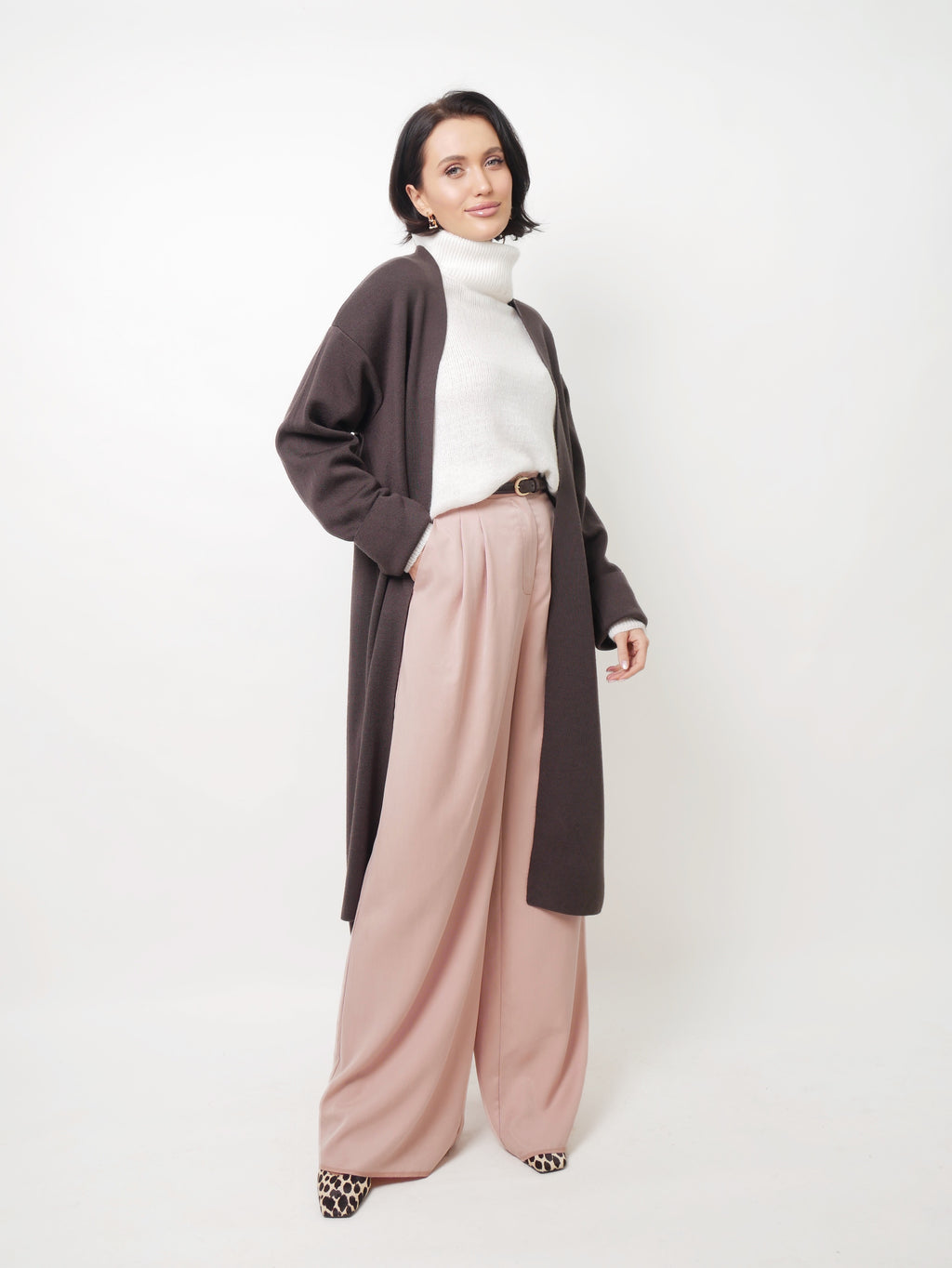 Kalhoty "Tencel" old pink