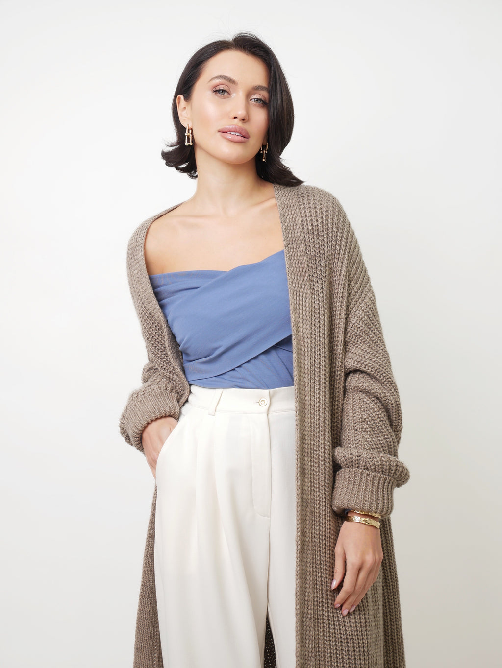 Long sleeve indigo