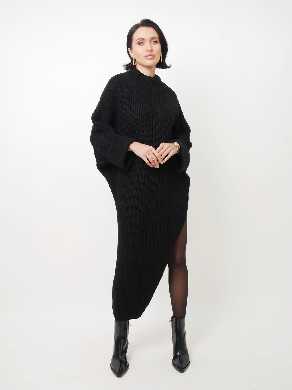 Šaty "Svetr" black