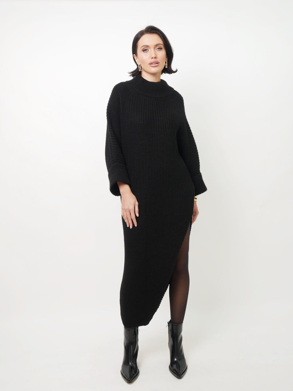 Šaty "Svetr" black