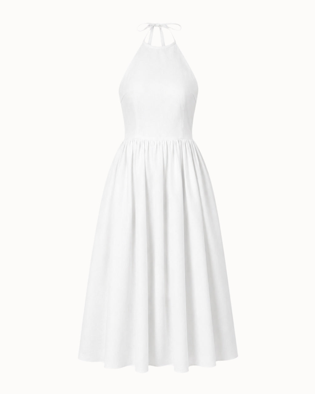 Šaty "Cindy" white linen