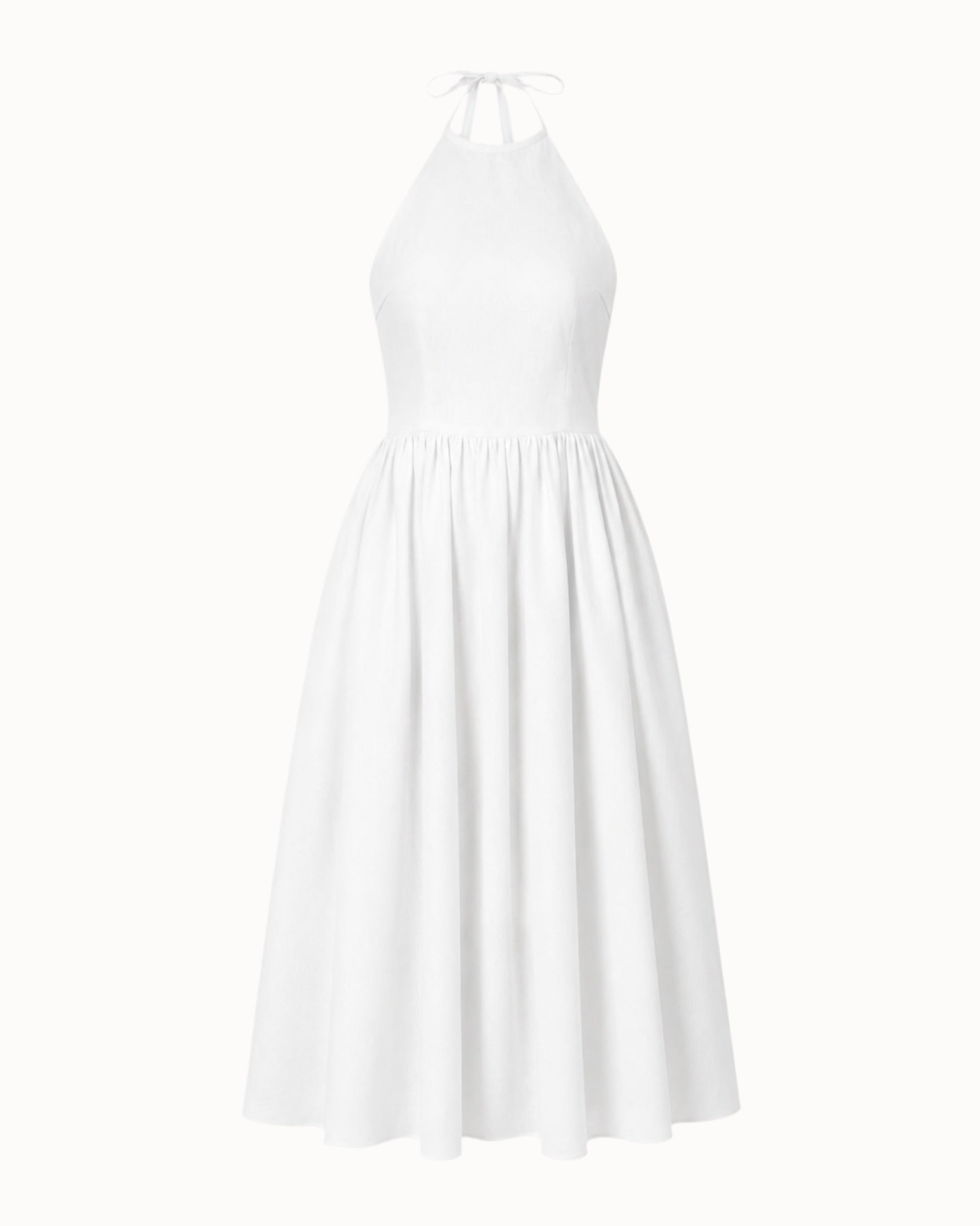 Šaty "Cindy" white linen