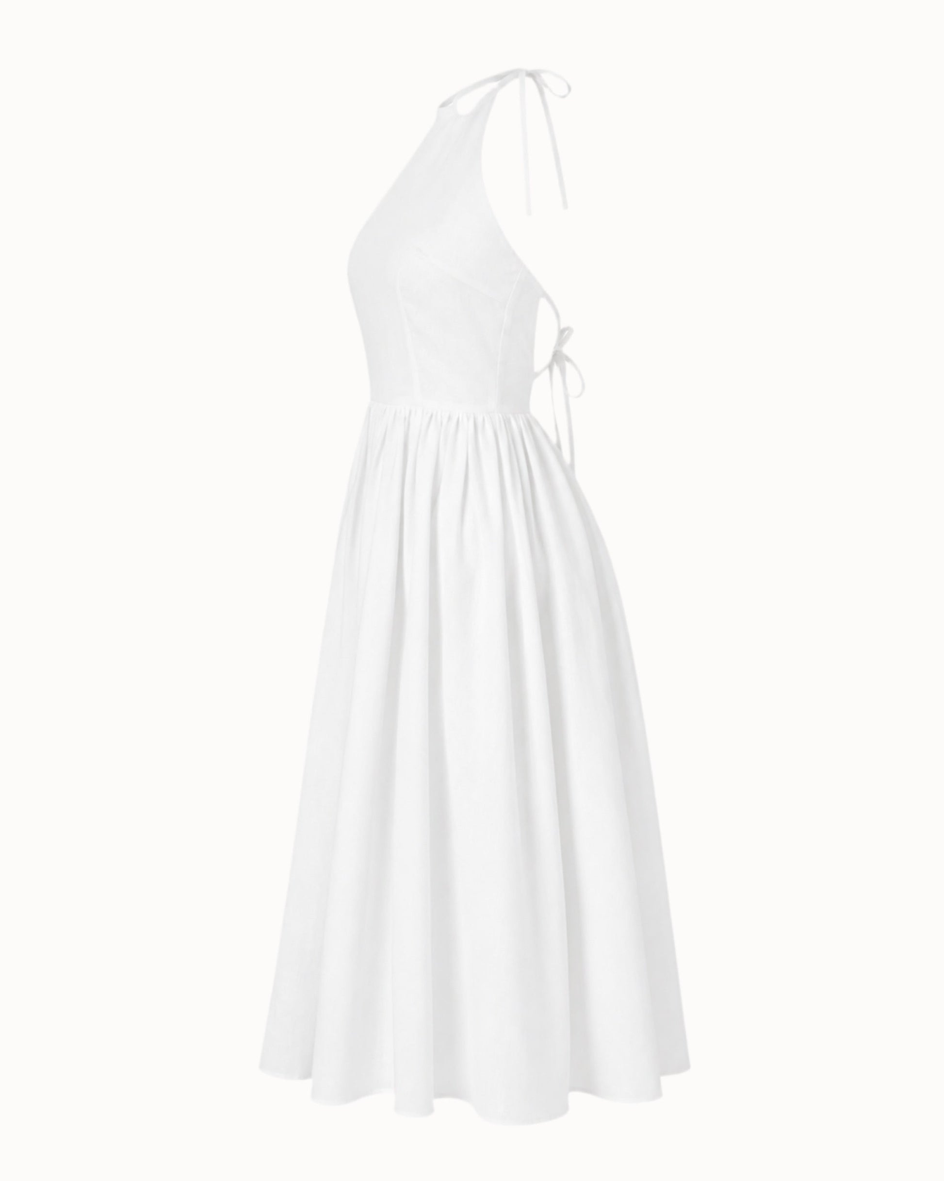 Šaty "Cindy" white linen
