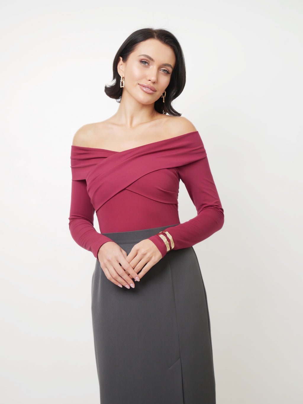 Long sleeve bordo