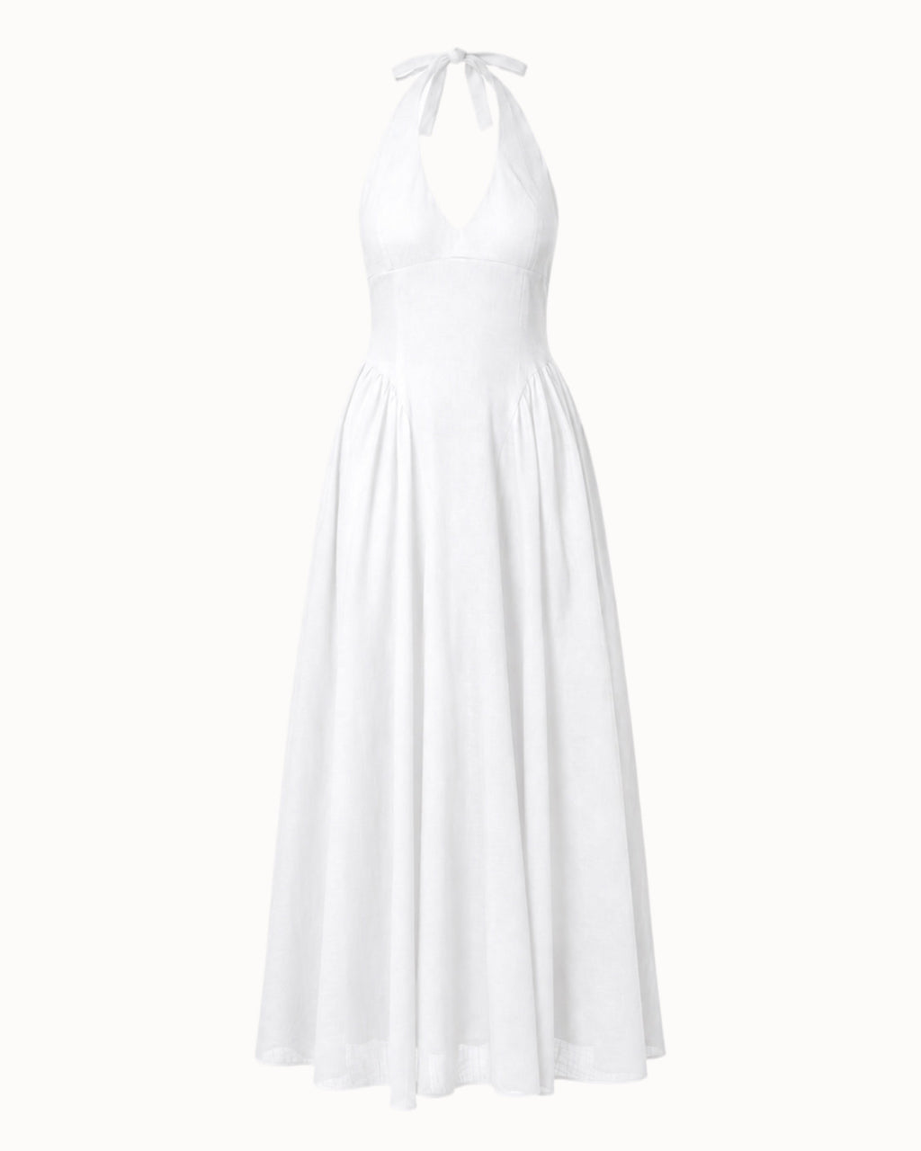 Šaty "Reign linen" white