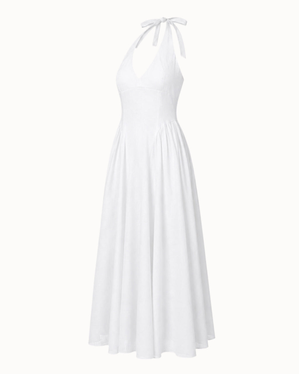 Šaty "Reign linen" white