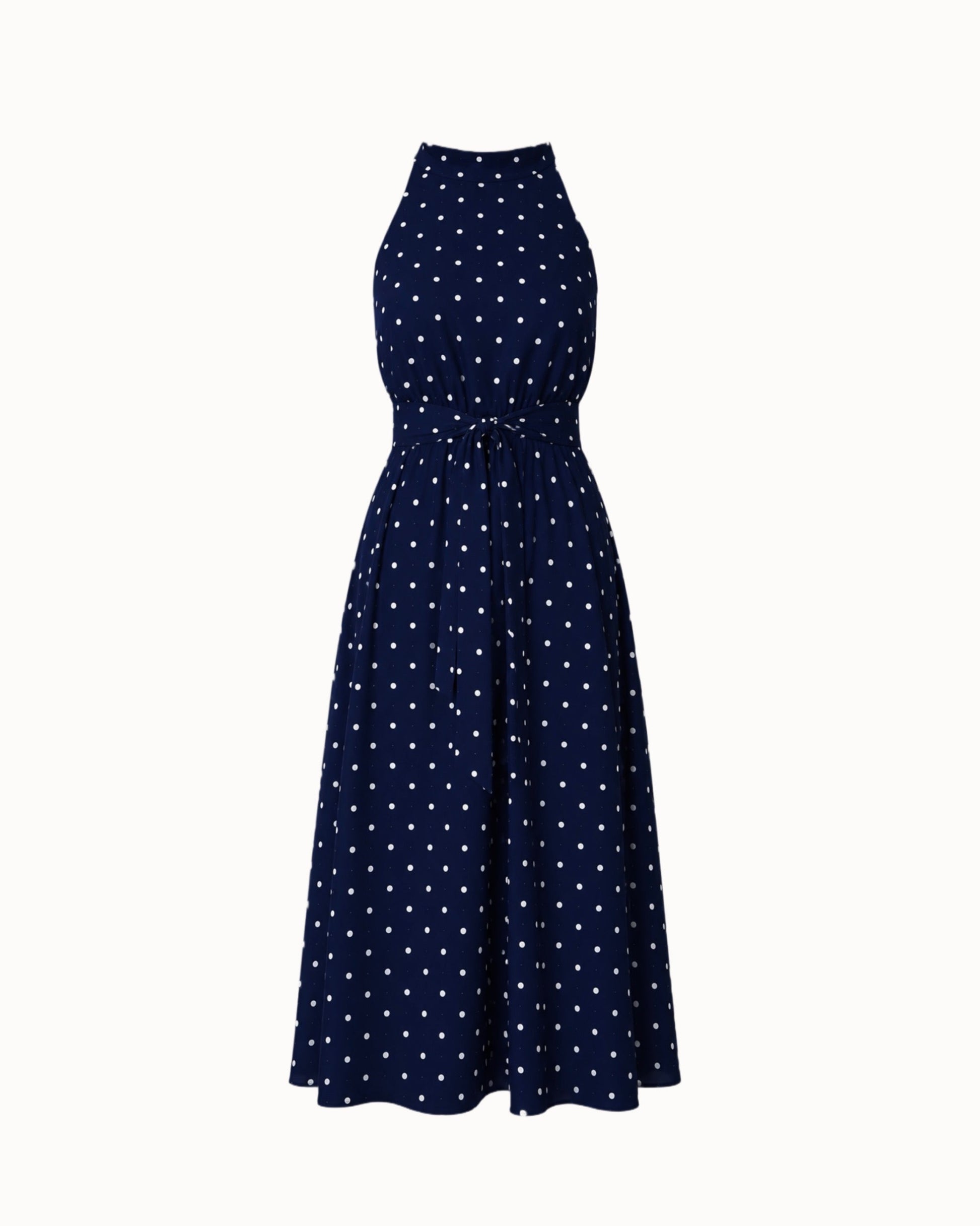 Šaty "Polka dot" navy