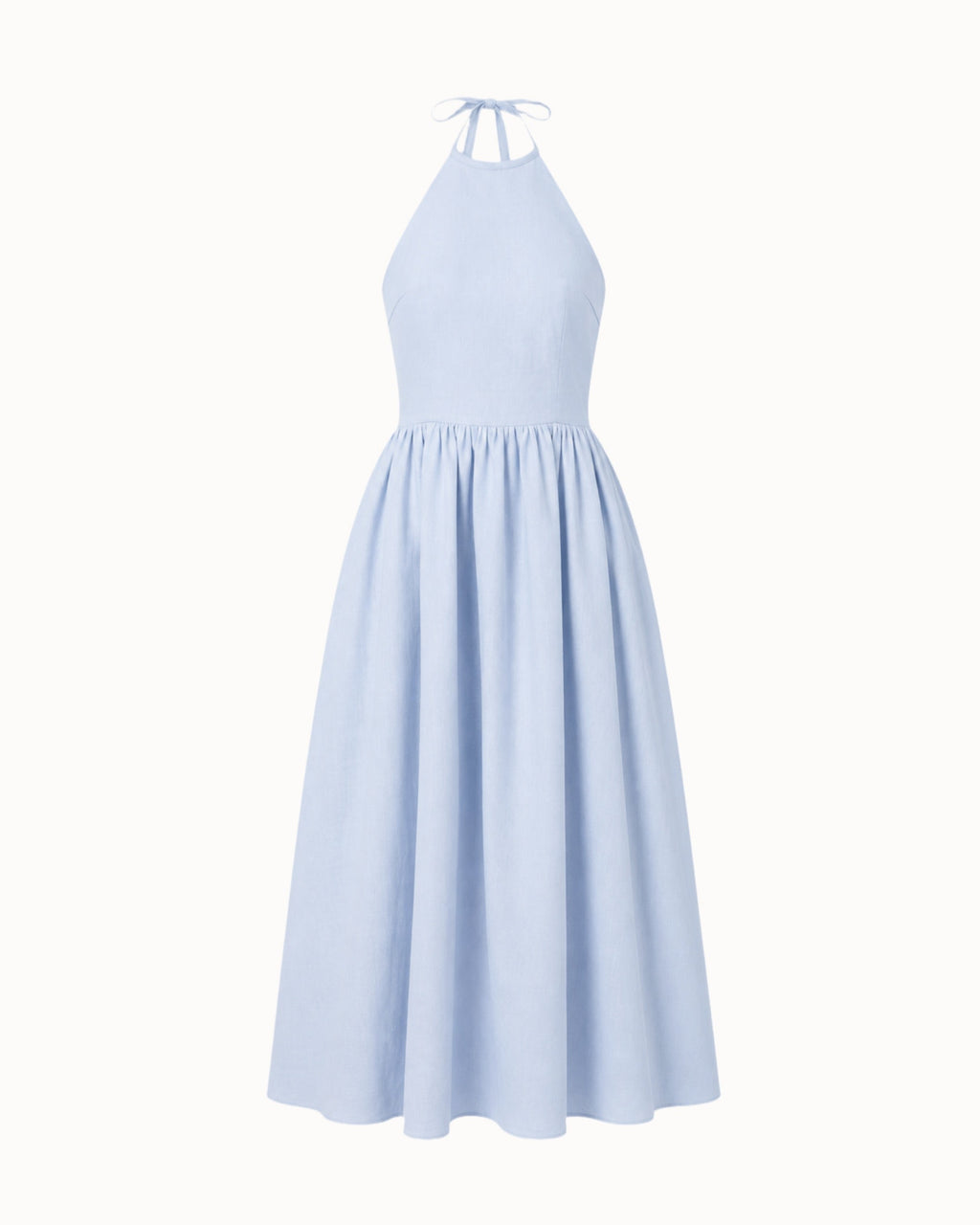 Šaty "Cindy" blue ramie