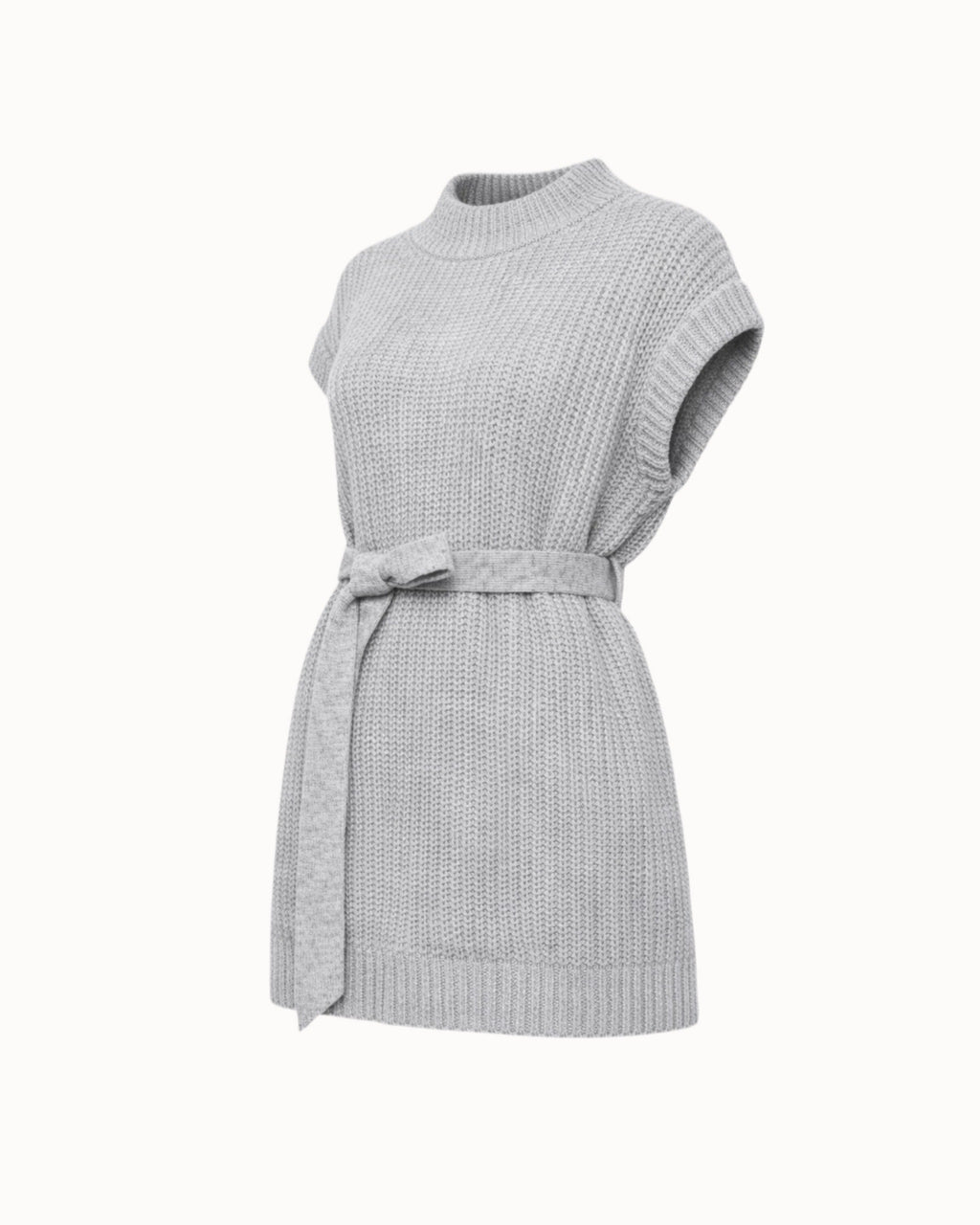 Vesta "Knitted" grey