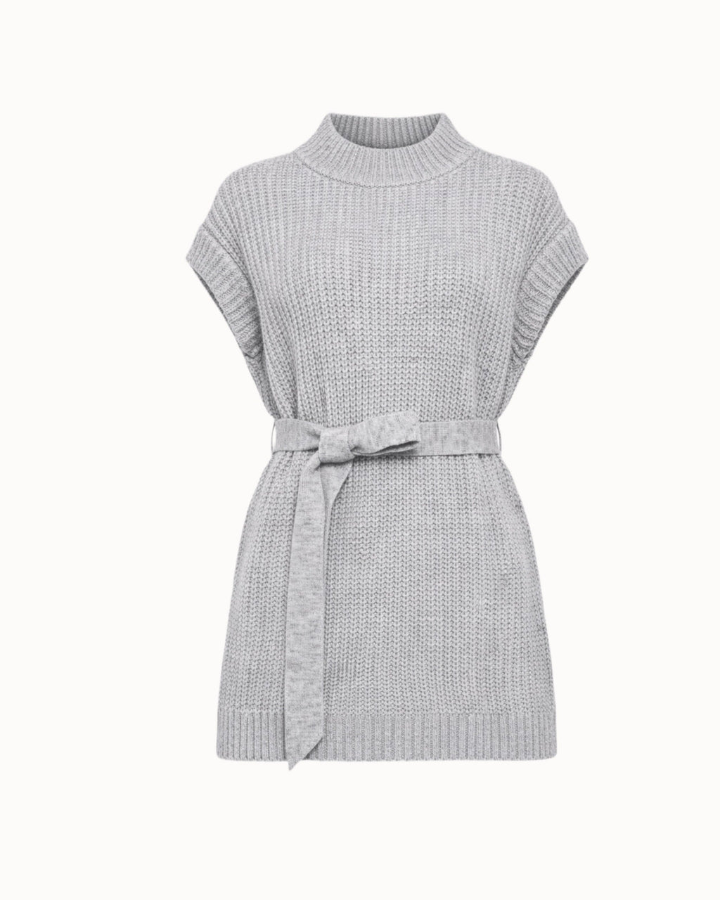 Vesta "Knitted" grey