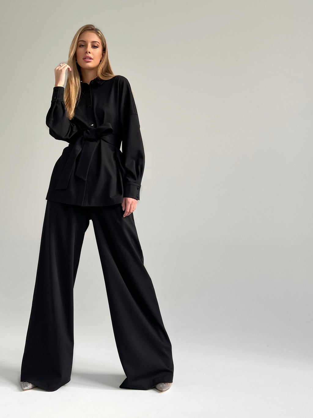 Kalhoty "Wide" black