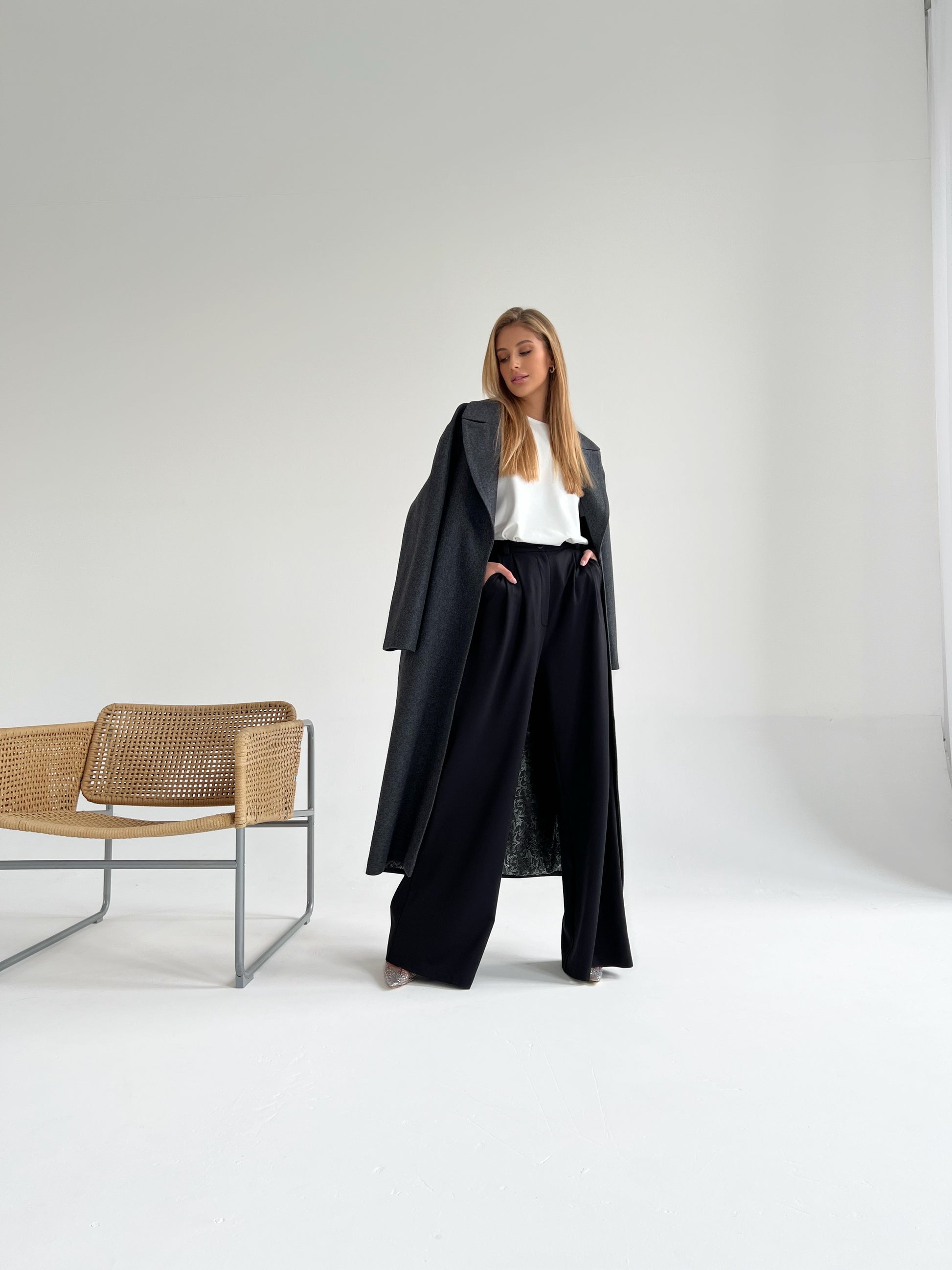 Kalhoty "Wide" black