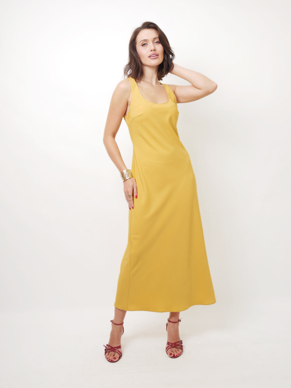 Šaty "U" yellow