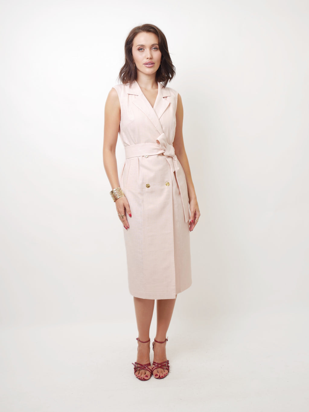 Šaty "Vess" nude pink