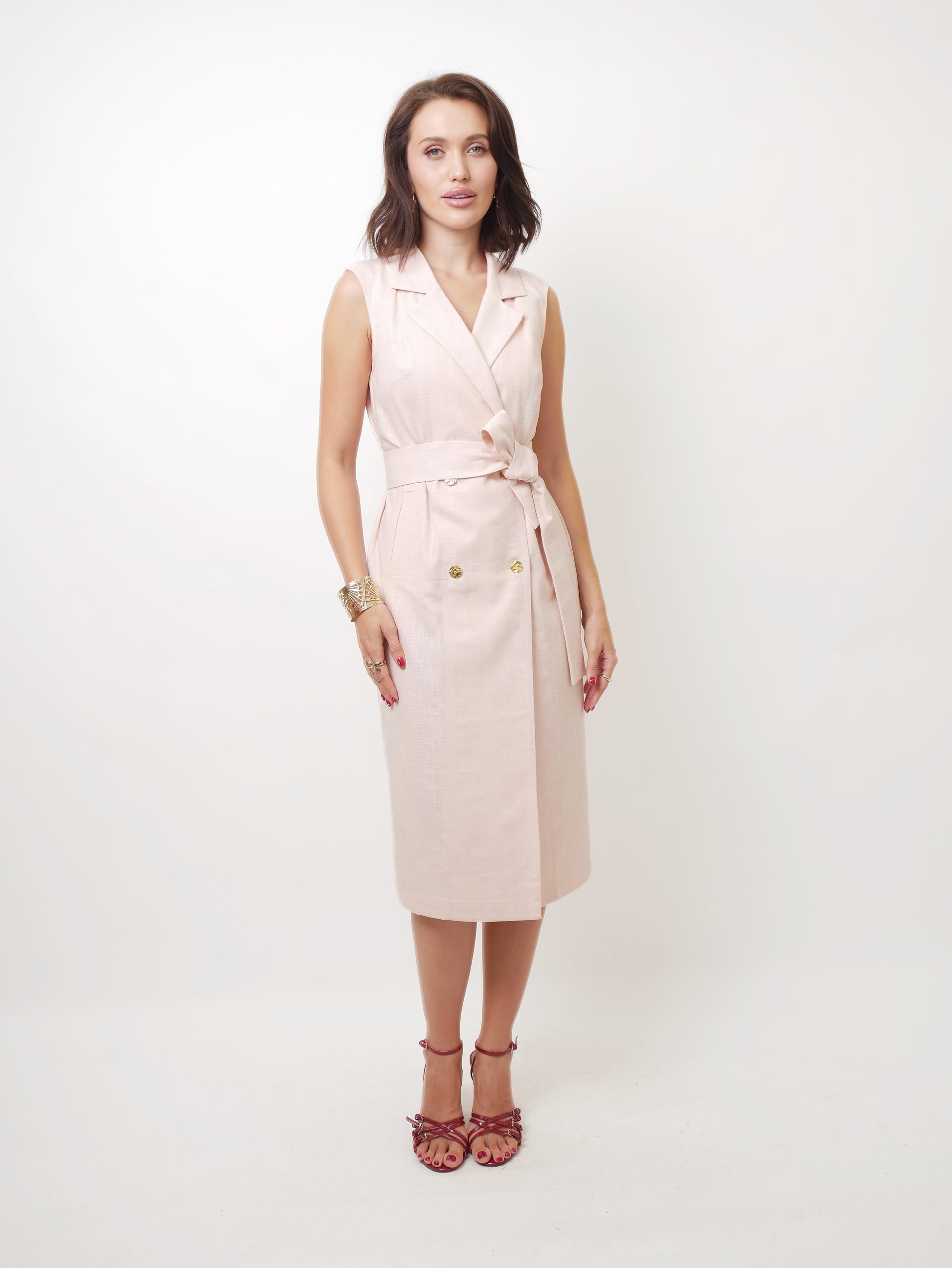 Šaty "Vess" nude pink