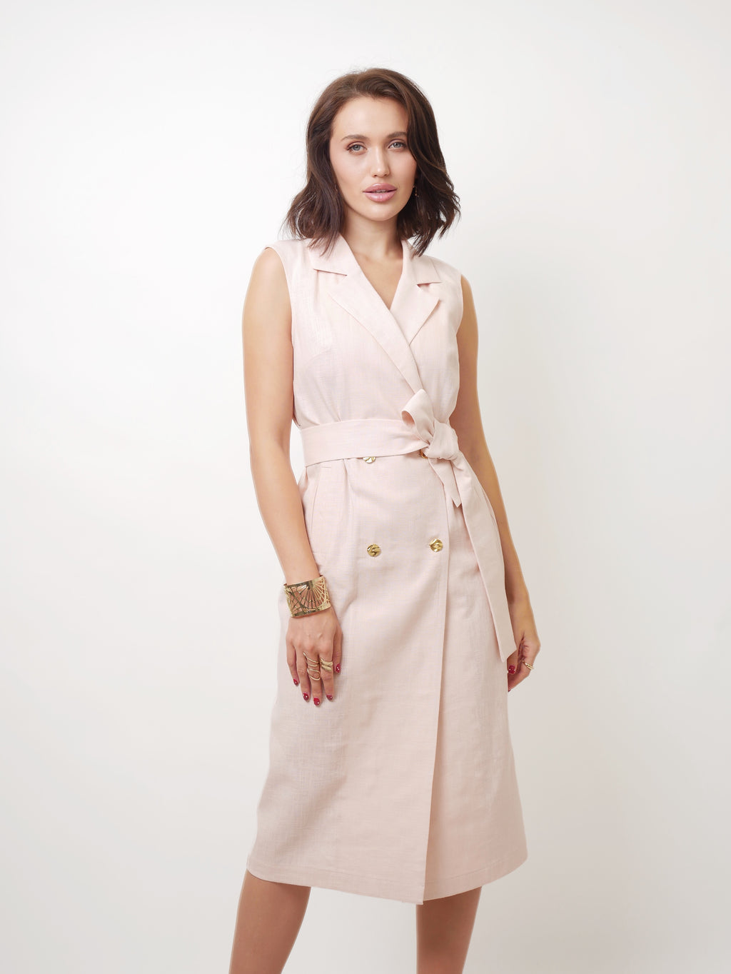 Šaty "Vess" nude pink