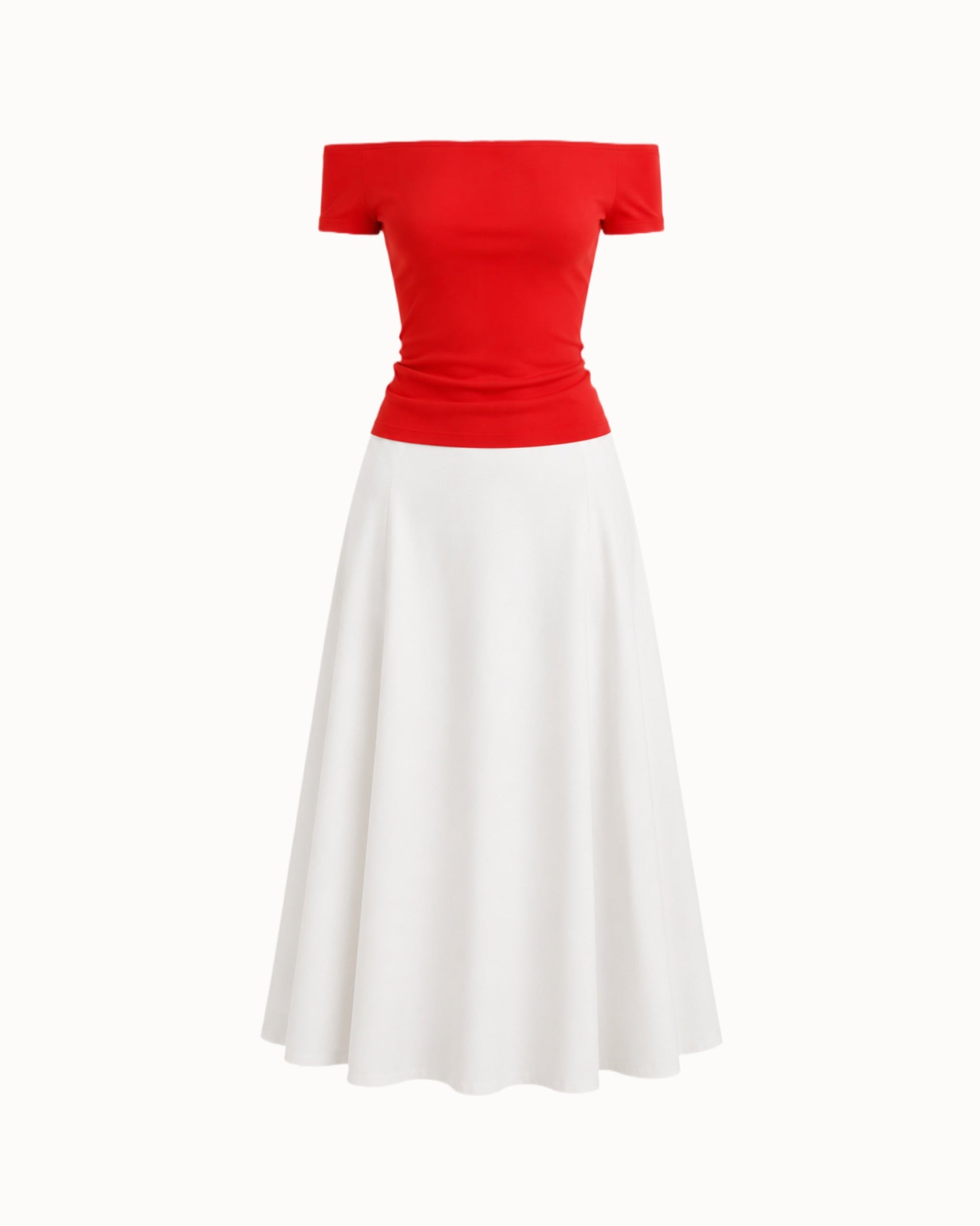 Sukně "A" white
