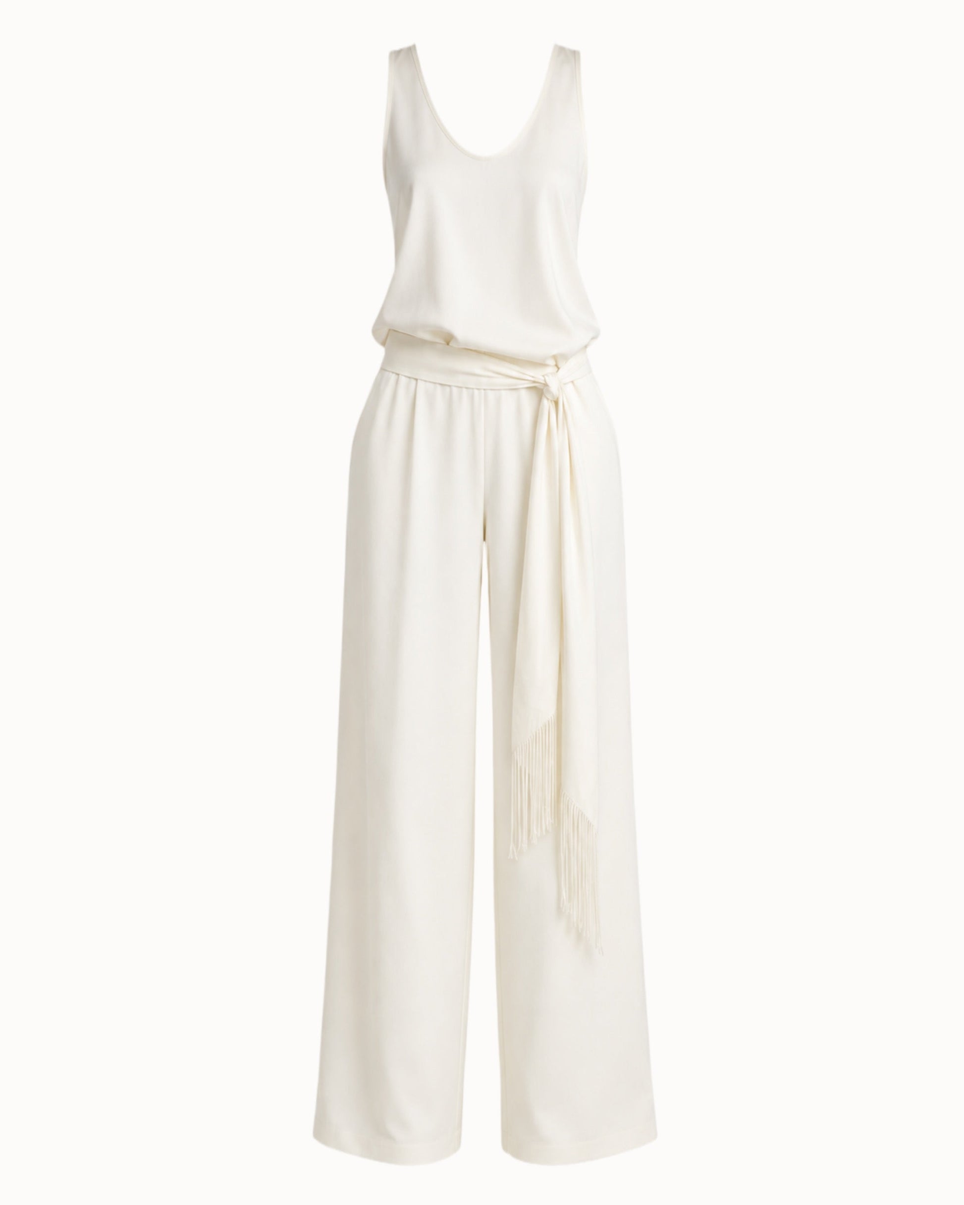 Kalhoty "Silky straight" creamy