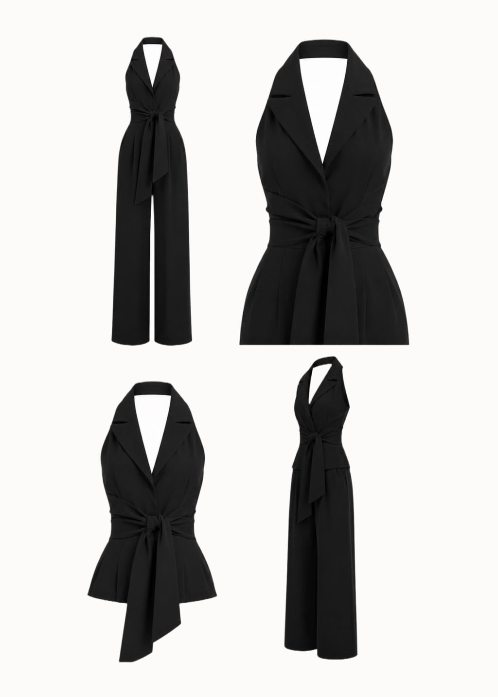 Kalhoty "Wide" black