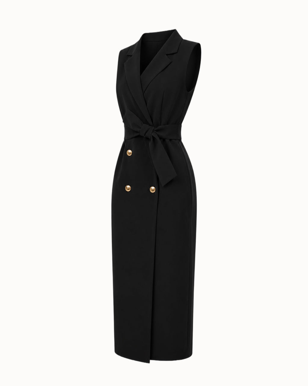 Šaty "Vest" black