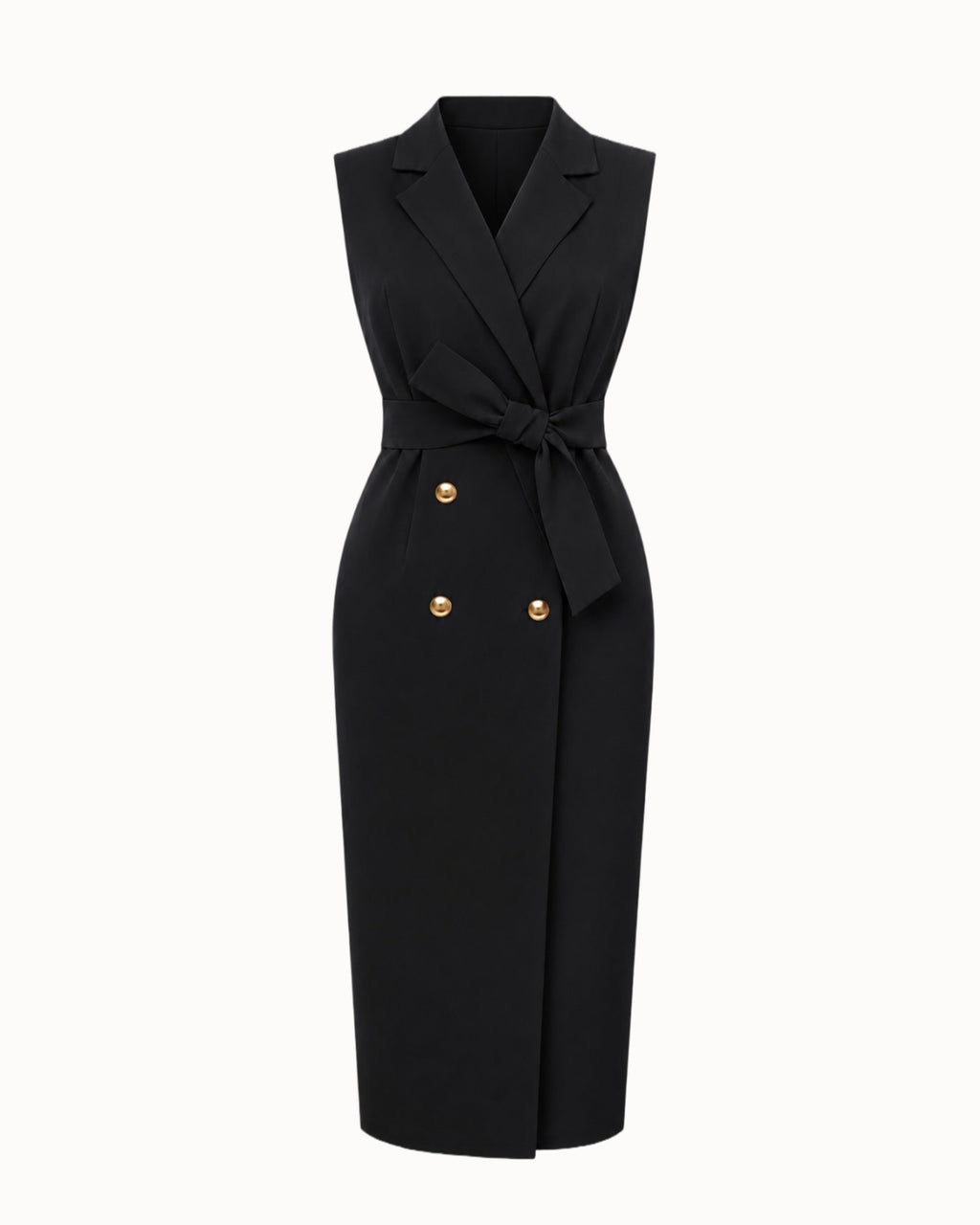 Šaty "Vest" black