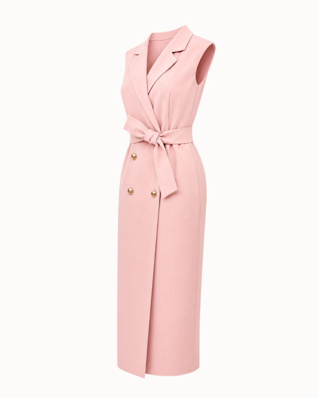 Šaty "Vest" pastel pink