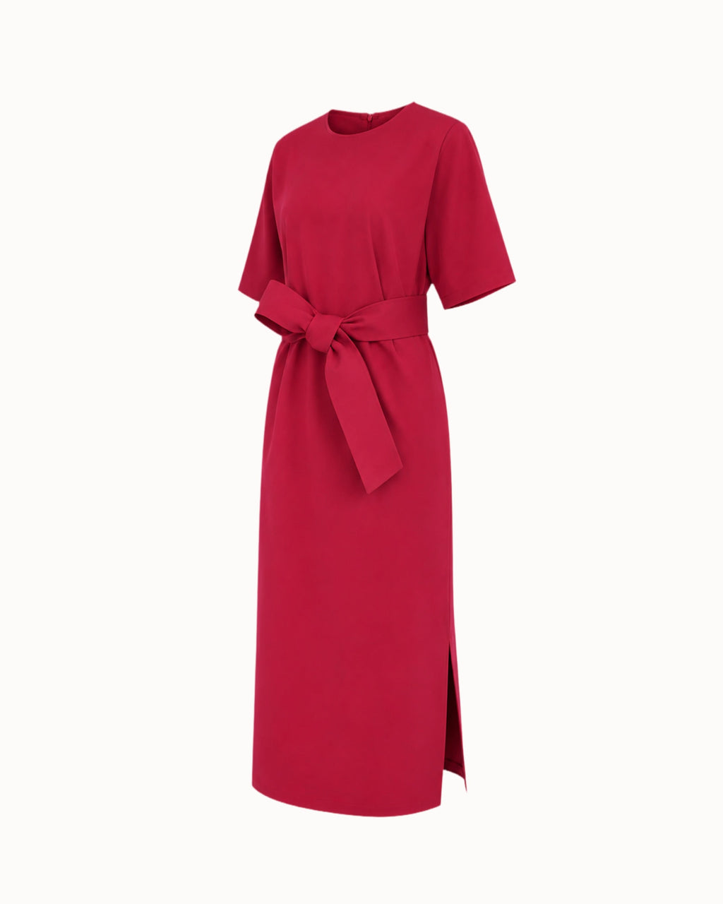 Šaty "Base A" dark red