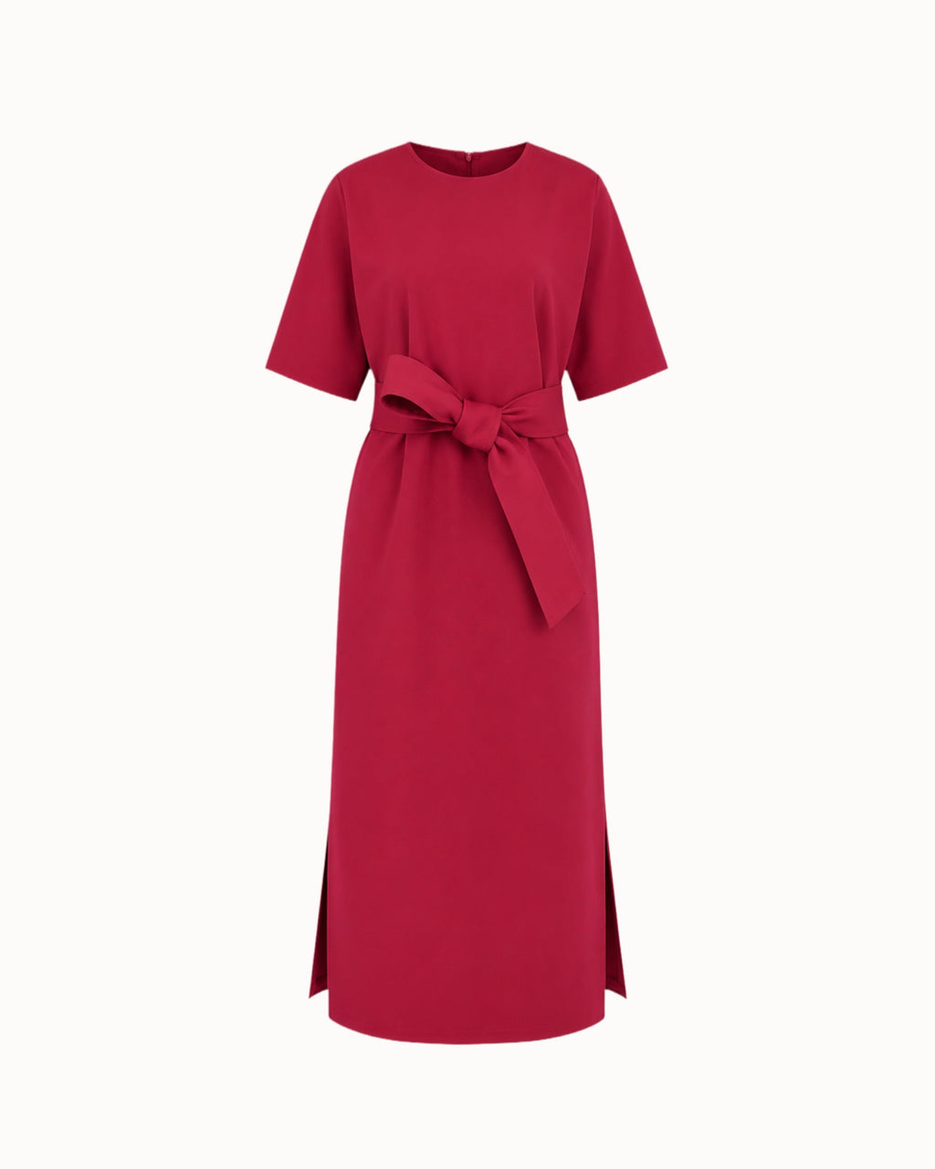 Šaty "Base A" dark red