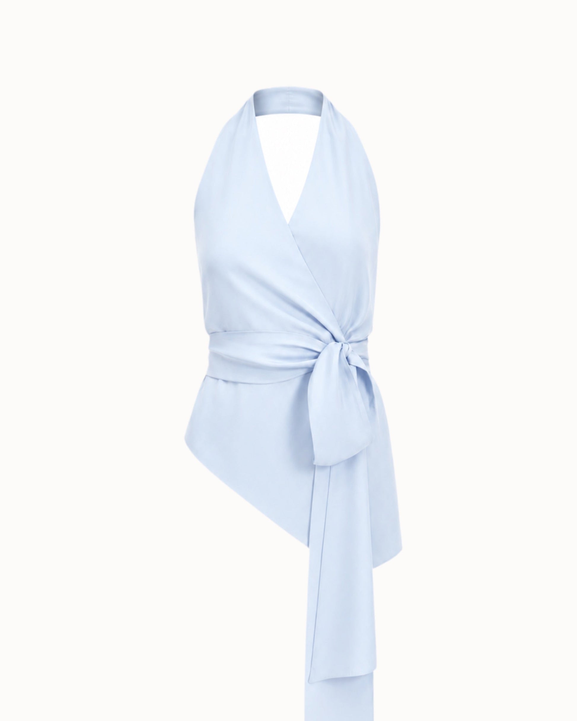 Top "Wrap" blue