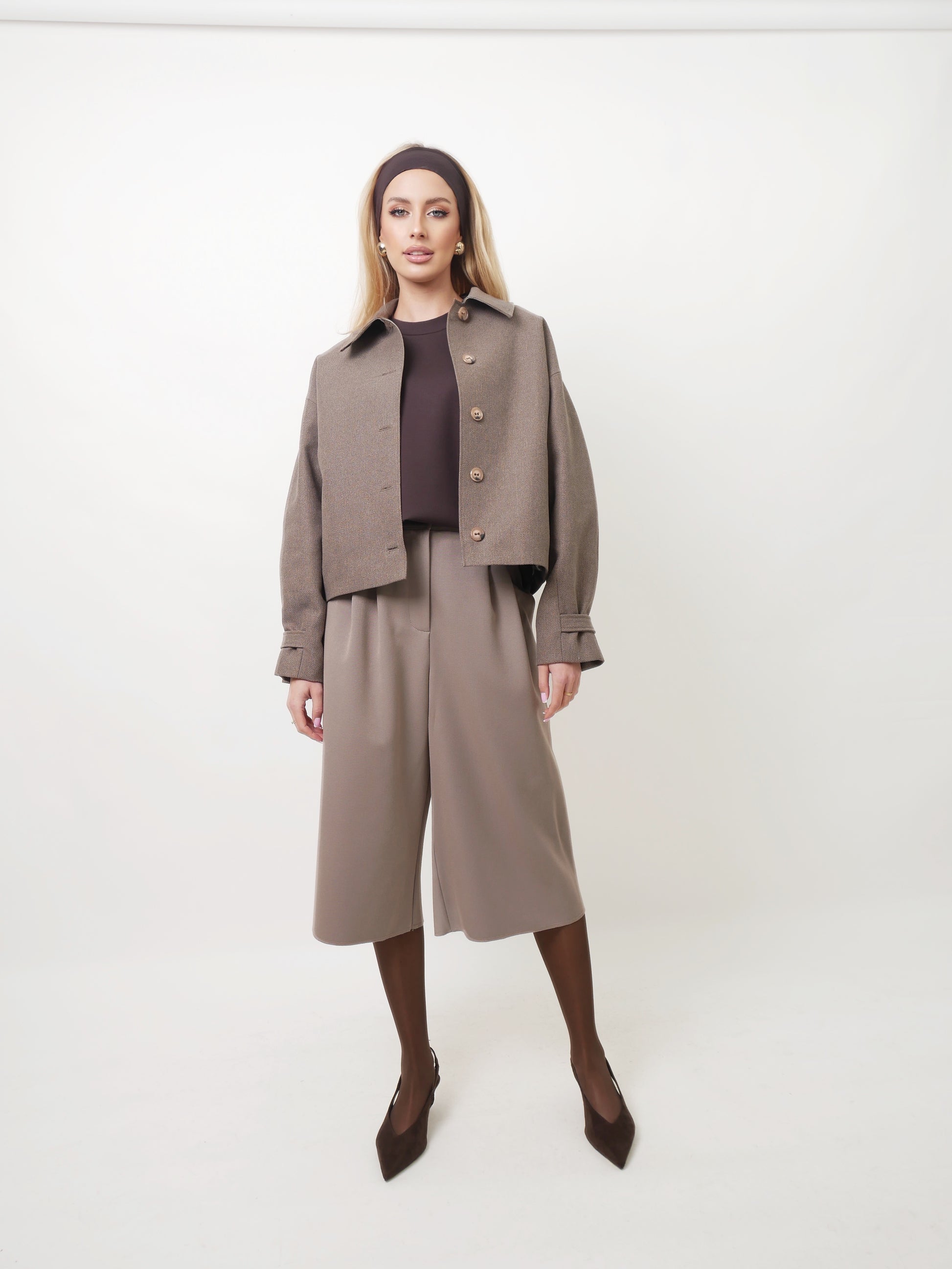 Oversized T-shirt dark chocolate