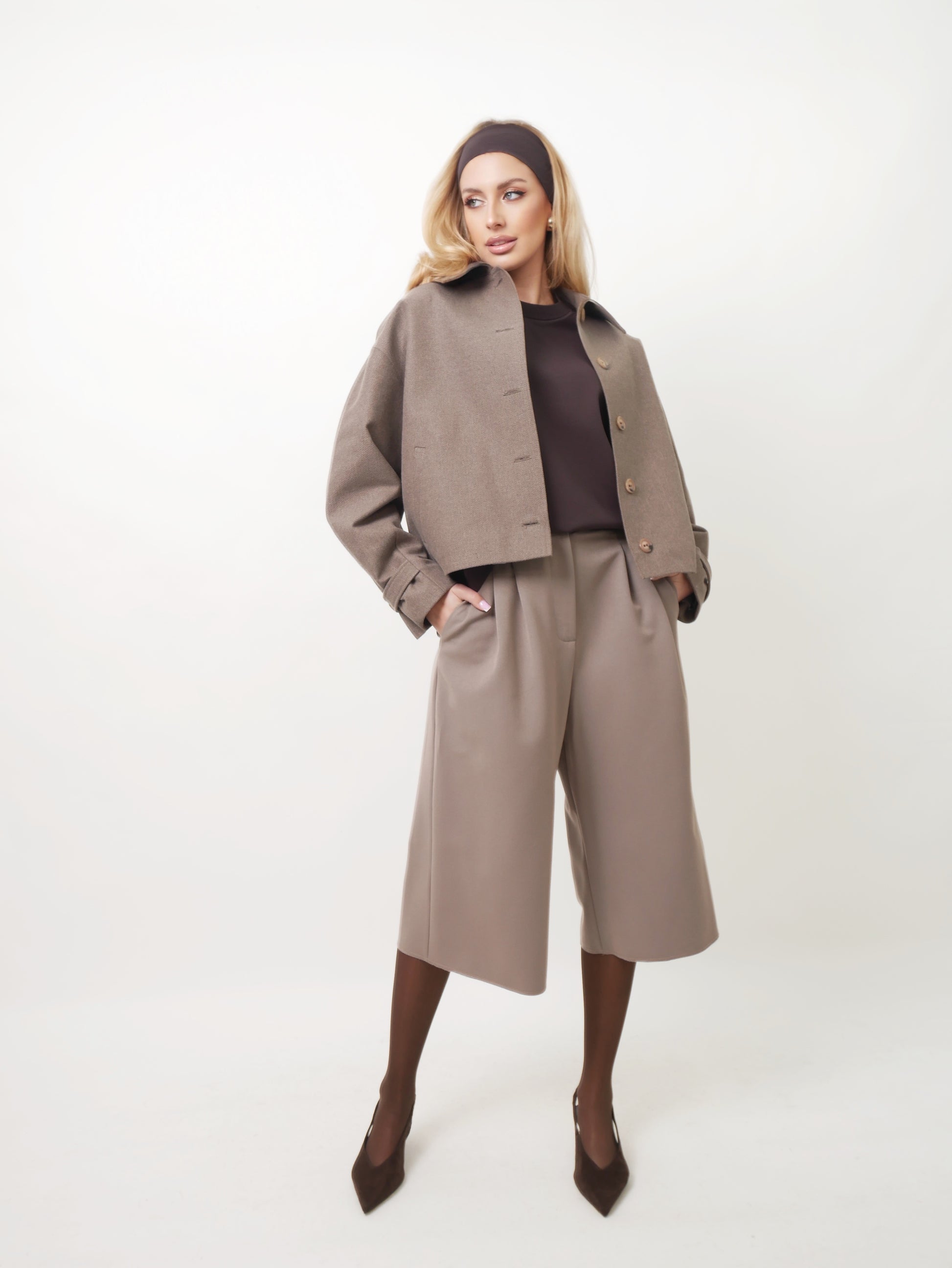 Oversized T-shirt dark chocolate