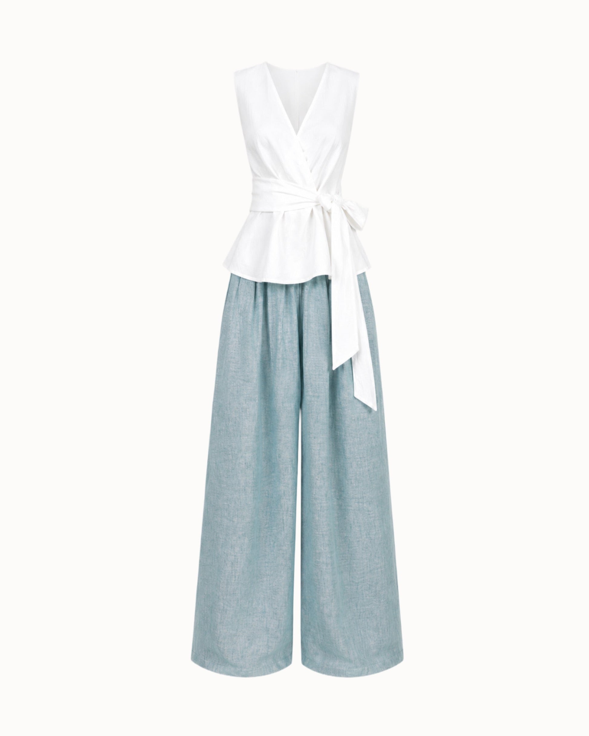 Kalhoty "Toby len premium" mint