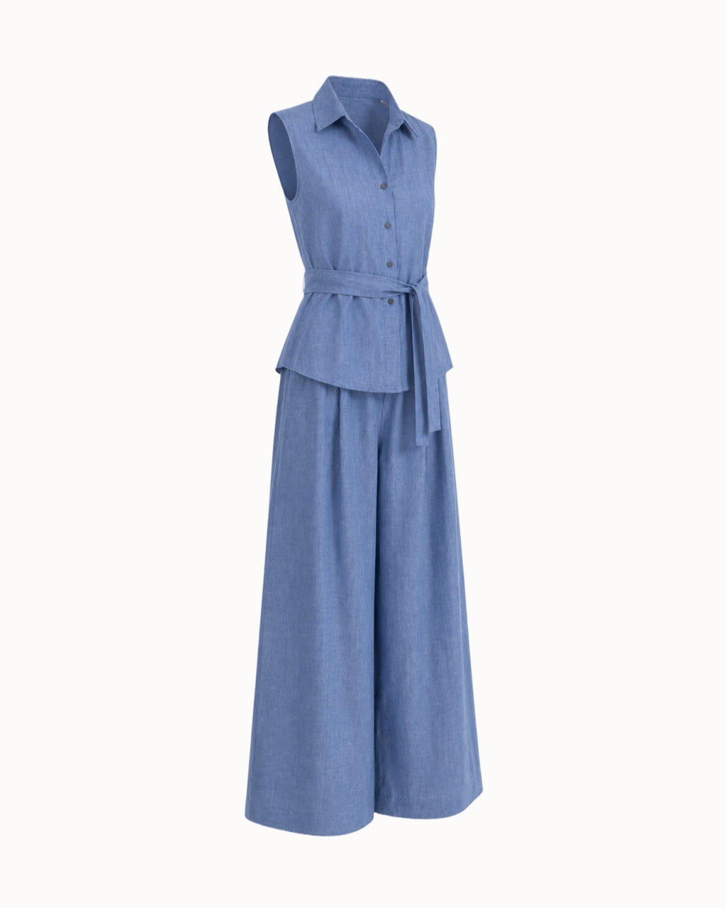 Kalhoty "Toby len premium" blue