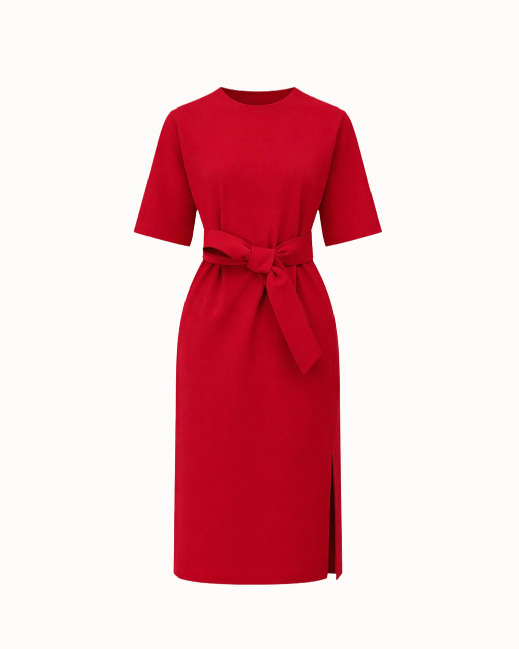 Šaty "Base A" dark red