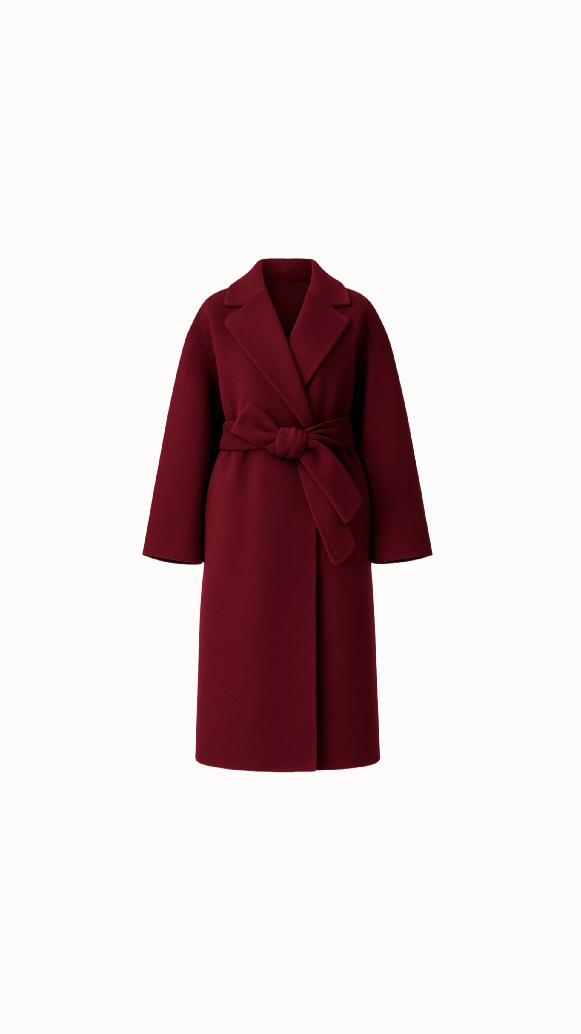 Kabát "Oversized" bordo