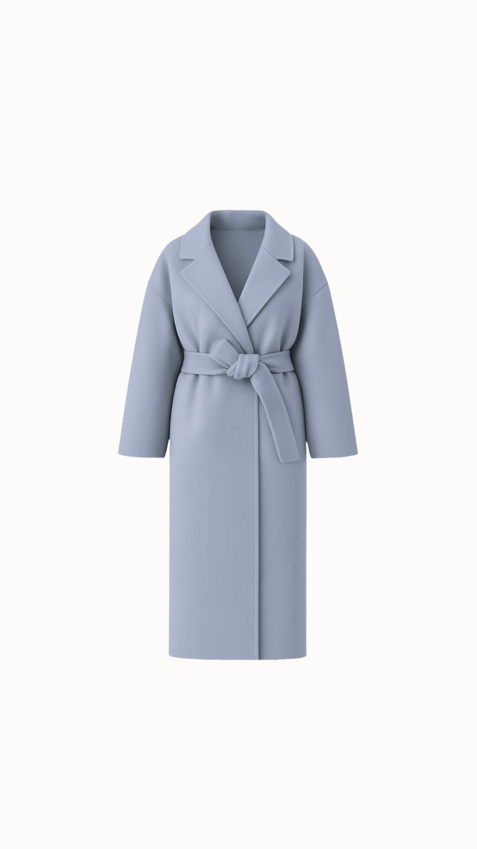 Kabát "Oversized" dusty blue