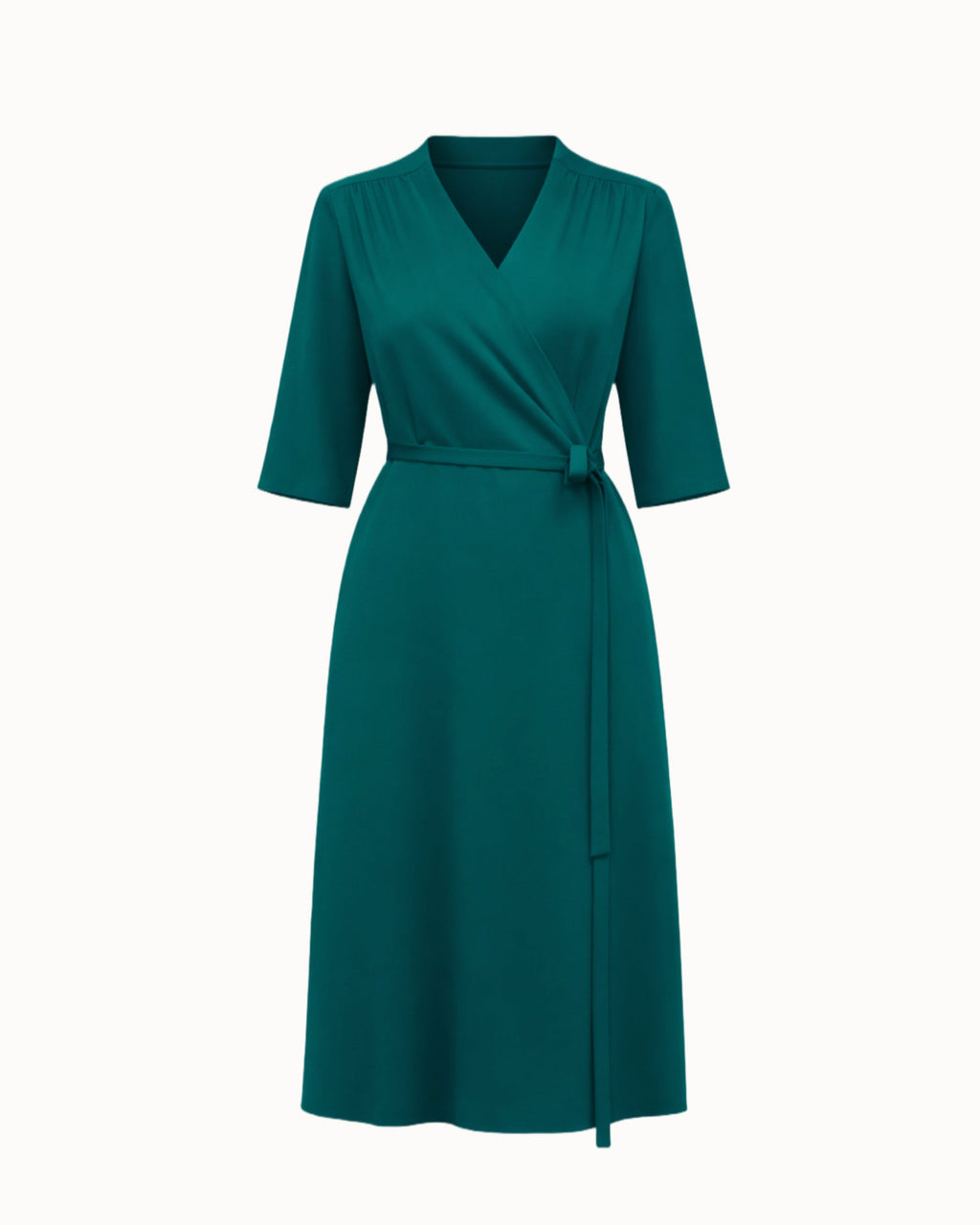 Zavinovací šaty "Sati" deep green