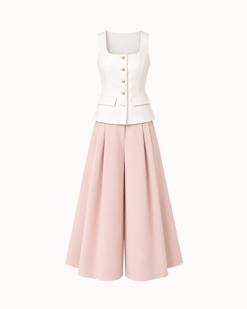 Kalhotová sukně "Pastel pink"