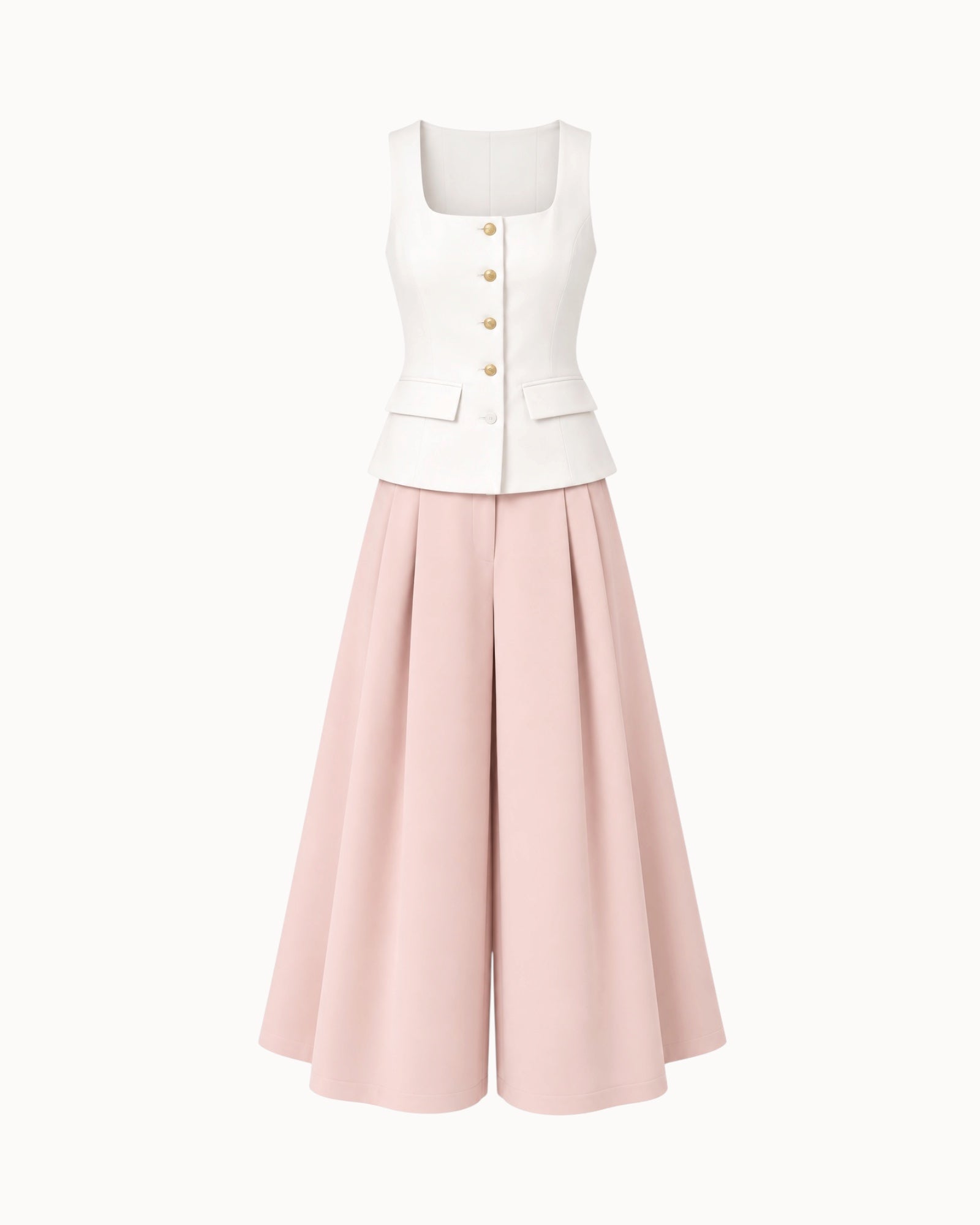 Kalhotová sukně "Pastel pink"